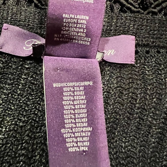 Ralph Lauren Purple Label Fringe Cover - Picture 9 of 10